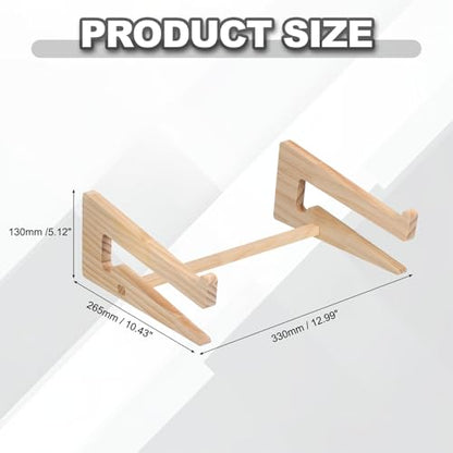 PATIKIL Wooden Laptop Stand 1Pack Dual-Use Laptop Stand Vertical for 13-18 - size: 13-18 Inch