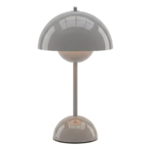 NordGlow Scandinavian LED Desk Lamp – Gray, Adjustable Dimmable Table Lamp, Modern Minimalist Design, Energy-Efficient LED, Home & Office Lighting - color: Gray