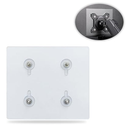 Universal Monitor VESA Mount Adapter for Non-VESA 13 - 27 inch Computer Monitors Tablets iPad VESA Mounting Arm Stand Bracket Kit 75X75mm…