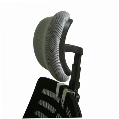 Office Chair Headrest Attachment, Ergonomic Mesh Office Chair Headrest No-Drill Easy Install Adjustable Height & Angle, M, Attachment, for - color: M