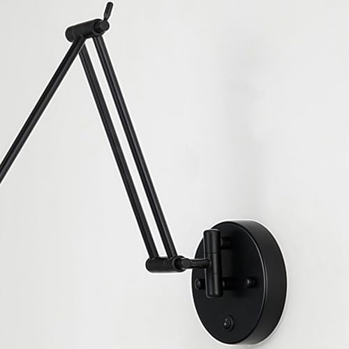 Adjustable LED Wall Lamp with Joystick - Modern Reflector Folding Light for Living Room