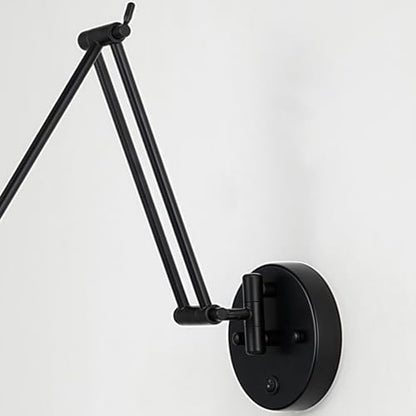 Adjustable LED Wall Lamp with Joystick - Modern Reflector Folding Light for Living Room