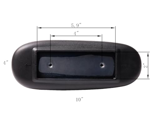 Office Chair Armrest Replacement, Univeral 4" Mounting Hole
