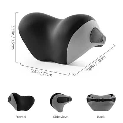 BEBAS Ergonomic Car Headrest Pillow, Memory Foam Neck Support, BlackGray - color: Black Gray