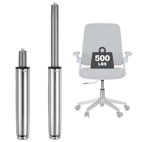 uxcell Office Chair Gas Cylinder, 22 Inch Class 3 Gas Cylinder Replacement Universal Hydraulic Pneumatic Lift Piston for Office Gaming Chair Desk Stools, Silver Tone - color: Silver Tone, size: 22 Inch