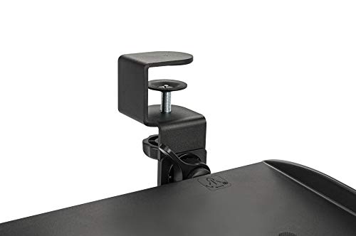 Mobotron Clamping Under-Desk Keyboard Tray with Ergonomic 3-Angle Adjustment