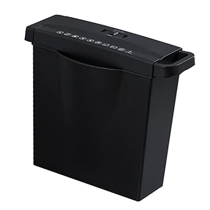 6 Strip Cut Paper Shredder Micro Cut Paper Photo Portable Electric Silent A4 Home Office Use 7L Capacity