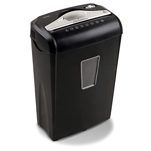 Aurora High-Security 8-Sheet Micro-Cut Paper Credit Card Shredder Black - style: 8-Sheet Micro-cut