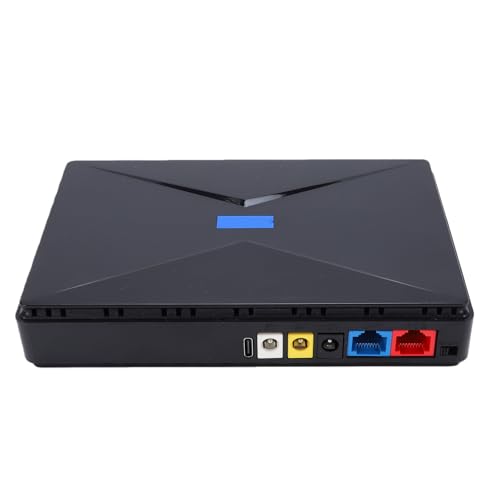 Mini UPS Uninterruptible Power Supply, ABS Router Backup Battery with 8800mAh Capacity, DC USB POE Output, Battery Indicator and Multi Protection for Home Office Security Camera (US Plug)