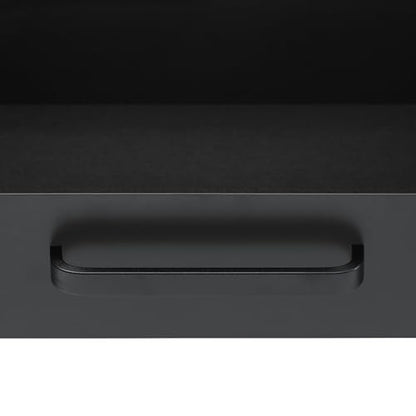 VEVOR Under Desk Drawer Slide Out, 22 inch Under Desk Mounted Pull-out Drawer Attachment, Hidden Under Counter Drawers for office Home Sit Stand Workstation, Black - size: 22inch