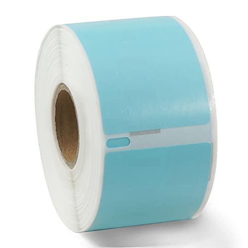 BETCKEY Colored Labels Compatible with Dymo 30321 (1-4/10" x 3-1/2") Large Address Labels, Compatible for Dymo LabelWriter Thermal 450, 4XL & Zebra Desktop Printers [1 Roll, 260 Labels, Light Blue] - color: Blue, size: 30321 [1-4/10" x 3-1/2"]