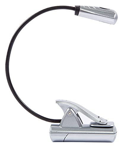 LIGHT IT! By Fulcrum, 20010-301 MultiFlex LED Reading Light, Silver, Single Pack