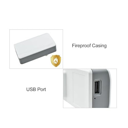 Mini UPS Backup Battery, Uninterruptible Power Supply 2600mAh USB 2A Output for Security Camera Router Modem, Emergency Power Source for Home Office (US Plug)