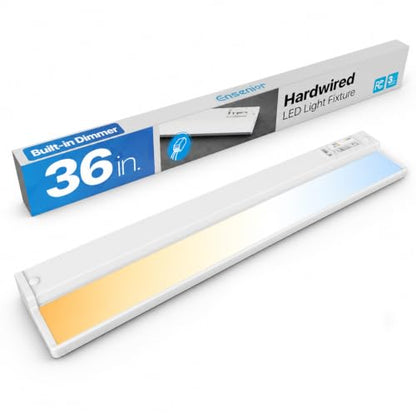 Hardwired Under Cabinet Lighting, 36 Inch 18W Linkable Under Cabinet Lights - color: 1 Pack, size: 36 Inches