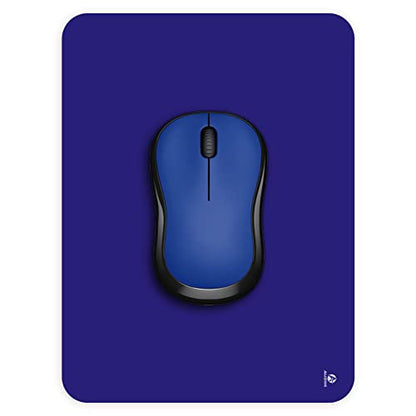 Audimi Small Mouse Pad 6 x 8 Inch, Mini Mouse Pad Thick for Laptop Wireless Mouse Home Office Travel, Portable & Washable (Blue) - color: Blue