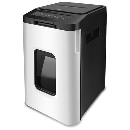 Aurora Commercial Grade 400-Sheet Autofeed High Security Micro Cut Paper and CD/Credit Card Shredder/ 240 Minutes Continuous Run Time Heavy Duty Shredder for Office/Security Level P-5 - size: 400-Sheet AutoFeed Micro Cut
