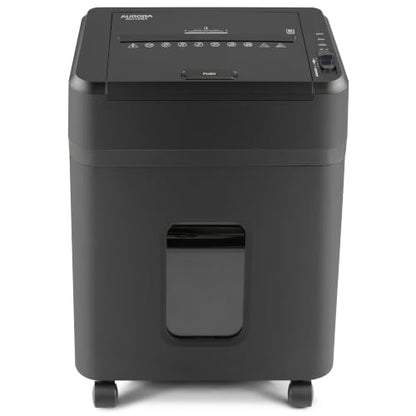 Aurora Professional Grade AU110MA 110-Sheet Auto Feed Micro-Cut Paper and Credit Card Shredder with 4 Gallon Pullout Basket / 30 Minutes/Security Level P-4 - size: 110-Sheet AutoFeed MicroCut