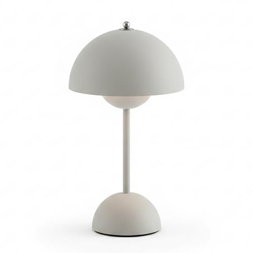 NordGlow Scandinavian LED Desk Lamp – White, Adjustable Dimmable Table Lamp, Modern Minimalist Design, Energy-Efficient LED, Home & Office Lighting - color: White