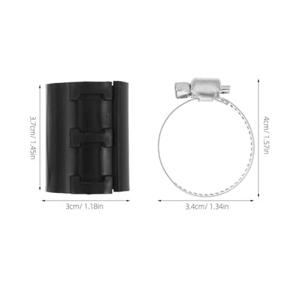 GLEAVI Chair Piston Clamp for Office Chair Gas Cylinder Replacement Stainless Steel and Plastic Construction with Hose Clamps Quick Height Restoration in Offices and Workspaces