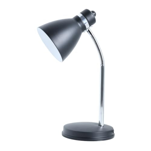 Newhouse Lighting NHDK-OX-MBK Oxford Matte Black Metal Flexible Classic Desk or Table Lamp for Office or Bedroom Use - color: Matt Black