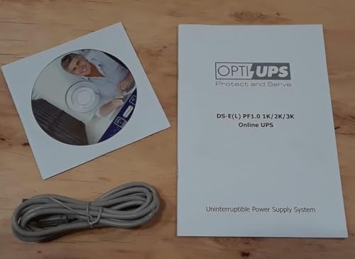 OPTI-UPS DS1500E-RM II (1500VA / 1500W) Online Double Conversion Uninterruptible Power Supply, Pure Sine Wave, UPS Battery Backup, Surge Protection - size: 1500va-Tower-Rackmount
