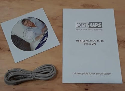 OPTI-UPS DS1500E-RM II (1500VA / 1500W) Online Double Conversion Uninterruptible Power Supply, Pure Sine Wave, UPS Battery Backup, Surge Protection - size: 1500va-Tower-Rackmount