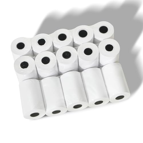 2-1/4"" x 75' Thermal, 20 Rolls, Compatible with Verifone Vx520, Ingenico ICT220 ICT250, First Data FD400, Veeder Root TLS350, and More - size: 2-1/4 x 70 Thermal