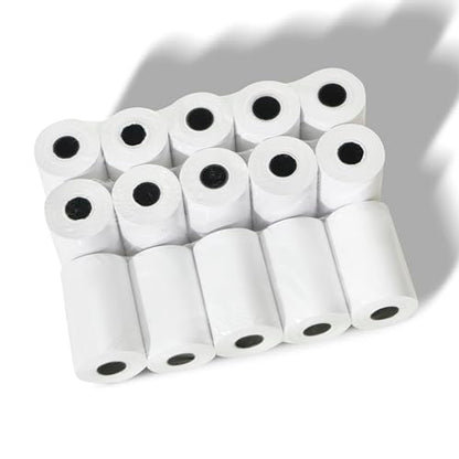 2-1/4"" x 75' Thermal, 20 Rolls, Compatible with Verifone Vx520, Ingenico ICT220 ICT250, First Data FD400, Veeder Root TLS350, and More - size: 2-1/4 x 70 Thermal