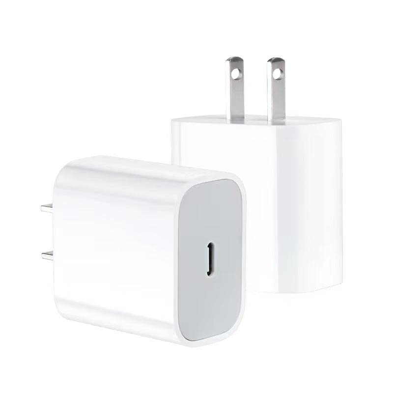 BoxWave Charger Compatible with Logitech Spotlight Presentation Remote - PD GAN miniCube (30W), 30W Tiny PD GAN Type-C Wall Charger - Winter White