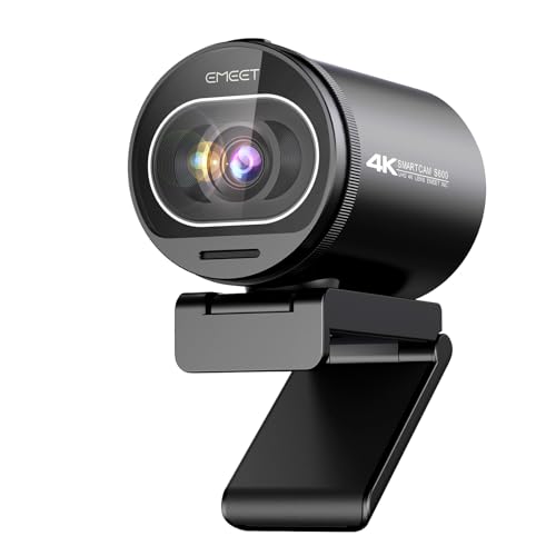 EMEET S600 4K Webcam for Streaming, Sony 1/2.55'' Sensor, PDAF Autofocus - style: S600 Sony Sensor PDAF 60FPS
