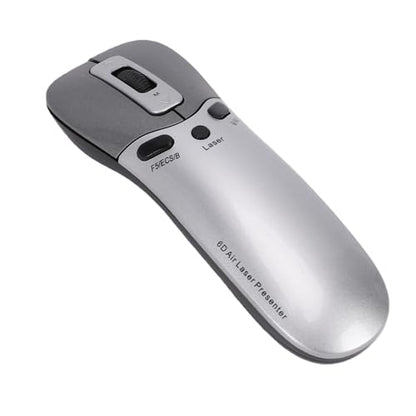 Wireless Presentation Clicker, Advanced 2.4G Gyroscope Remote Control with Mouse Pointer and Page Turning Functions for Professional Presentations Business Meetings and Classrooms
