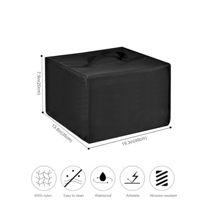 Waterproof Dust Cover for HP DeskJet 4255e/ DeskJet 4155e Printers | Anti-Static Waterproof Printer Covers,Universal Case Protector for Printers(Cover Only) - color: Black