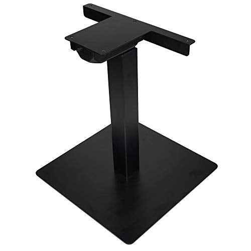 PROGRESSIVE AUTOMATIONS Height Adjustable Single Desk Frame - DIY Small Electric Standing Desk Bar Table Lift, 25.5" Stroke, 180 lbs Force, FLT-01 Black - color: Black, size: Single Motor 180 lbs