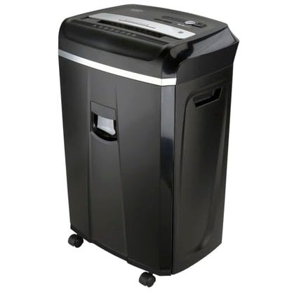 Aurora Anti-Jam 20-Sheet Crosscut CD/Paper and Credit Card Shredder, 7-Gallon pullout Basket, 60 Minutes Continuous Run Time - style: 20-sheet CrossCut/CD/60-min