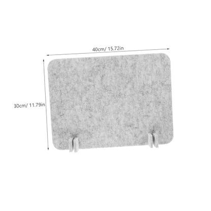 Felt Desk Privacy Panel Freestanding Divider for Office Desks