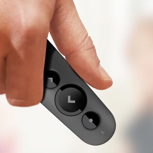 Logitech R500 Laser Presentation Remote Wireless Presenter, W126636324 (Remote Wireless Presenter Bluetooth/RF Graphite Logitech R500 Laser Presentation Remote, Bluetooth/RF,)