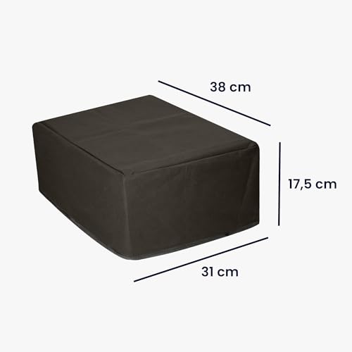 kwmobile Dust Cover Compatible with Epson Expression Home XP-3200 / XP-4200 / XP-4205 - Printer Case - Fabric Protector Cover - Dark Grey