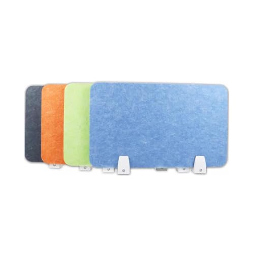Desk Privacy Divider, Sound Proof Dividers, Clamp- Divider Acoustic DividerDesktop Standing Cubicle Partition for Classroom Libraries Room Table(Blue,60x40cm) - color: Blue, size: 60x40cm