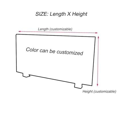 Freestanding Desk Privacy Divider, Sound Proof Dividers Shields for Student Desks and Panels Acrylic Cubicle Wall, Students Office Divider(Black,40X - color: Black, size: 40X30cm