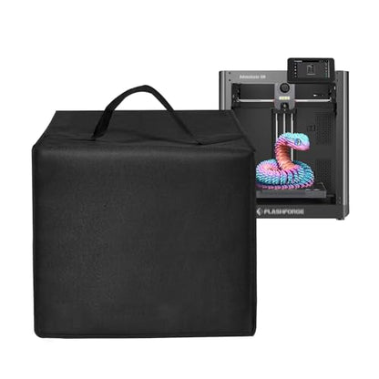 3D Printer Cover for FLASHFORGE Adventurer 5M 3D Printer | Heavy Duty Waterproof Anti-static Nylon Lid ,3D Printer Universal Protective Case (Black) - color: Black