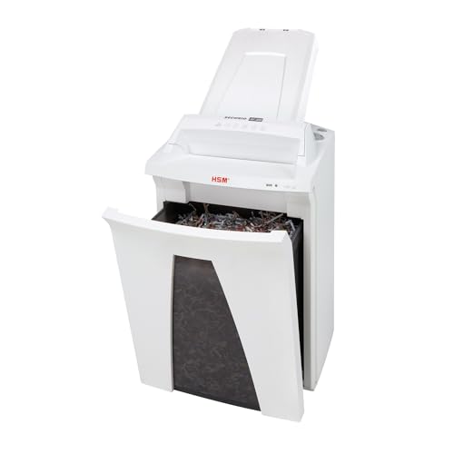 HSM SECURIO AF300 Cross-cut Shredder with automatic paper feed; shreds up to 300 automatically/19 manually; 9 gallon capacity - size: 300 sheet, style: cross cut