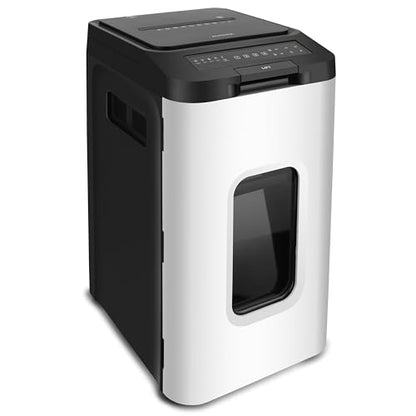 Aurora Commercial Grade 400-Sheet Autofeed High Security Micro Cut Paper and CD/Credit Card Shredder/ 240 Minutes Continuous Run Time Heavy Duty Shredder for Office/Security Level P-5 - size: 400-Sheet AutoFeed Micro Cut