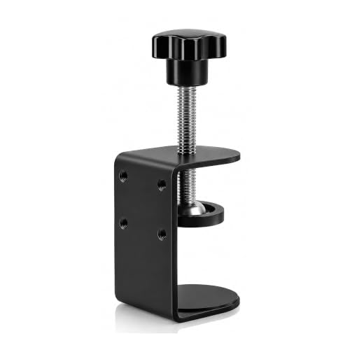 Small C Clamps 2 Inch with 4 Small Holes in the Back, 1-Pack Adjustable Desk C-Clamp for Range 0.39"~2", Versatile Clamp for Brake, Parts Assembly, Fastening, Welding, Woodwork, Metal Work - size: 2 in, style: 1-Pack