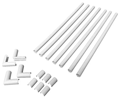 Legrand Wiremold Cordmate Paintable 108 Inch Cord Cover Kit White 17 Piece - style: C110 Sortable - 108 Inches