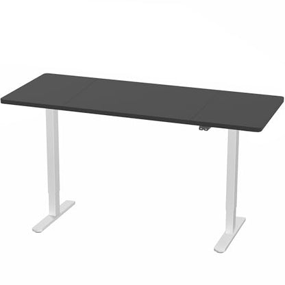 VIVO Black 60 x 24 in Standing Desk, DESK-KIT-W06B - color: Black Top / White Frame, size: 60 x 24 inch