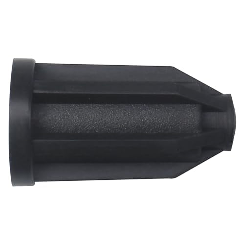 10 Pcs Black Plastic Caster Rod Insert Sleeve Suitable for Universal Wheel Rod Inserts for Chair Casters, Furniture Legs & Swivel Wheels