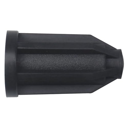 10 Pcs Black Plastic Caster Rod Insert Sleeve Suitable for Universal Wheel Rod Inserts for Chair Casters, Furniture Legs & Swivel Wheels