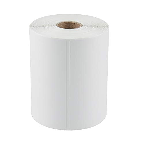 L LIKED 4000 Count 4" x 6" Direct Blank Thermal Shipping Labels with 250 Labels/Roll - Compatible with Zebra 2844 ZP-450 ZP-500 ZP-505 (16 Rolls) - size: 16 Rolls - 3520 Labels