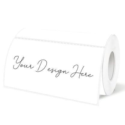 White Thermal Labels 2x4 Inch, Direct Thermal Stickers Label, Self-Adhesive Thermals Printer Sticker Labels, Water & Oil Resistant & Anti-Scratch, Perforation Line Design- 200Pcs - color: White, size: 2*4 inch