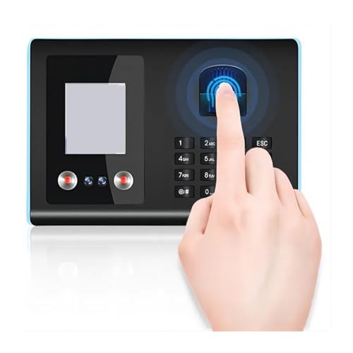 Fingerprint Time Clock, FA01 Attendance Machine Face+ Fingerprint+Password Employee Check-in Device Recognition Apparatus Punch Card Equipment,